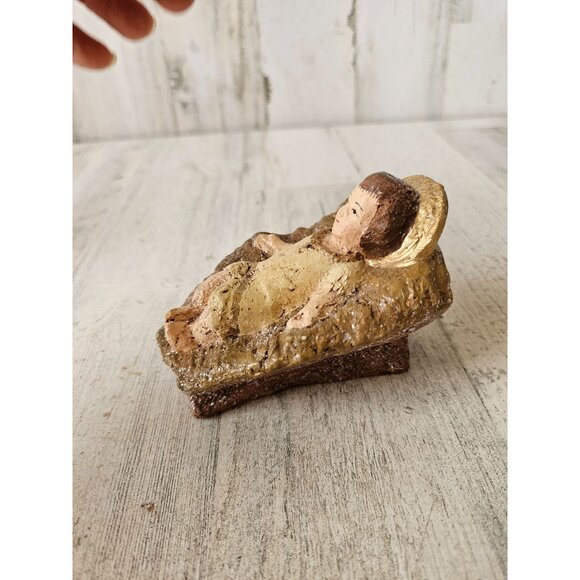 Teena flanner baby Jesus major Nativity large Xmas religious statue figurine dec - Picture 3 of 9